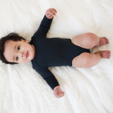 Body a maniche lunghe - Blu Navy