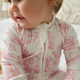 ZIPSTER™ Roze Toile de Jouy