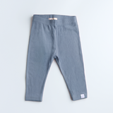 Leggings a coste in bambù Mirtilllo 