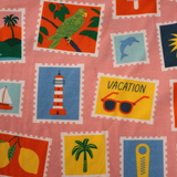 Carte postale d'un ensemble de pyjamas pour enfants