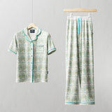 Ladies Pyjamas Set Palm Trees