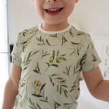 Infantil Shortie PJ Set Aceitunas