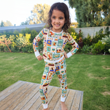 Set de pyjamas pour enfants Tampons pour animaux