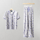 Dames Pyjama Set Toile de Jouy