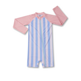 Swimster Stripes Manga Rosa
